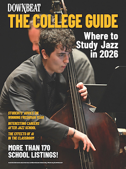 Click on the cover image to view DownBeat’ 2026 College Guide